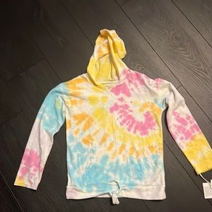 C&C California Kids hooded tie dye sweatshirt.  New with tags.